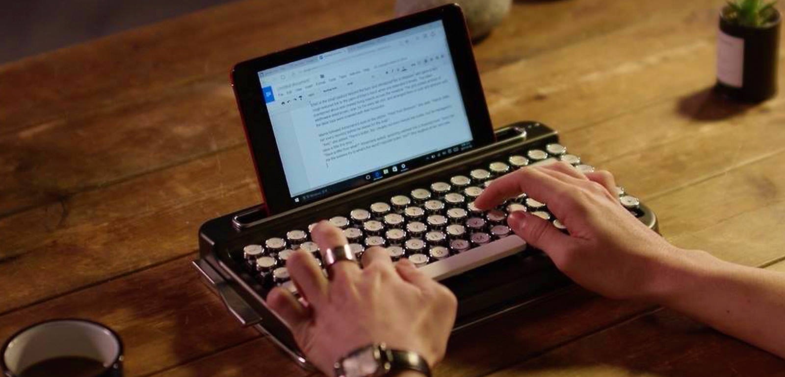 Máquina de escrever século XXI